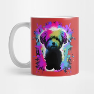 Maltese Dog Colorful Artwork Mug